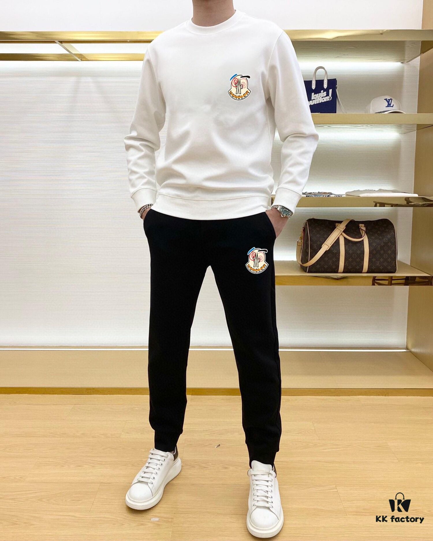 MONCLER Hoodie Set – Premium Natural Italian Cotton, Elegant and Comfortable Fit, Original Design for a Perfect Look