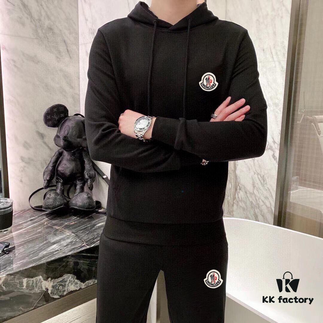 MONCLER Hoodie Set – Premium 100% Natural Roman Cotton, Elegant and Comfortable Fit, Original Factory Craftsmanship