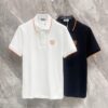 Hermes 25SS Classic H Embroidered Short-Sleeve Polo Shirt