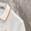 Hermes 25SS Classic H Embroidered Short-Sleeve Polo Shirt
