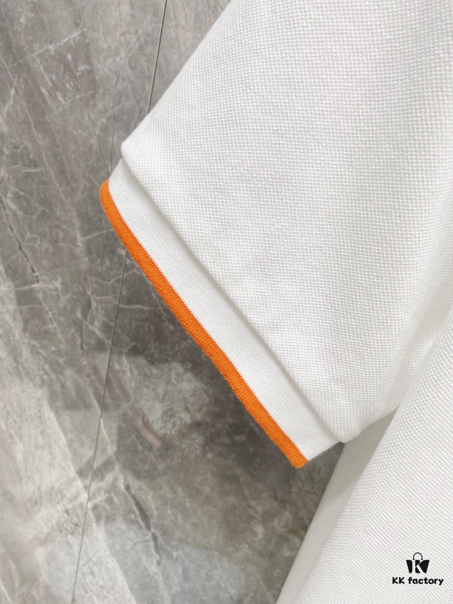 Hermes 25SS Classic H Embroidered Short-Sleeve Polo Shirt