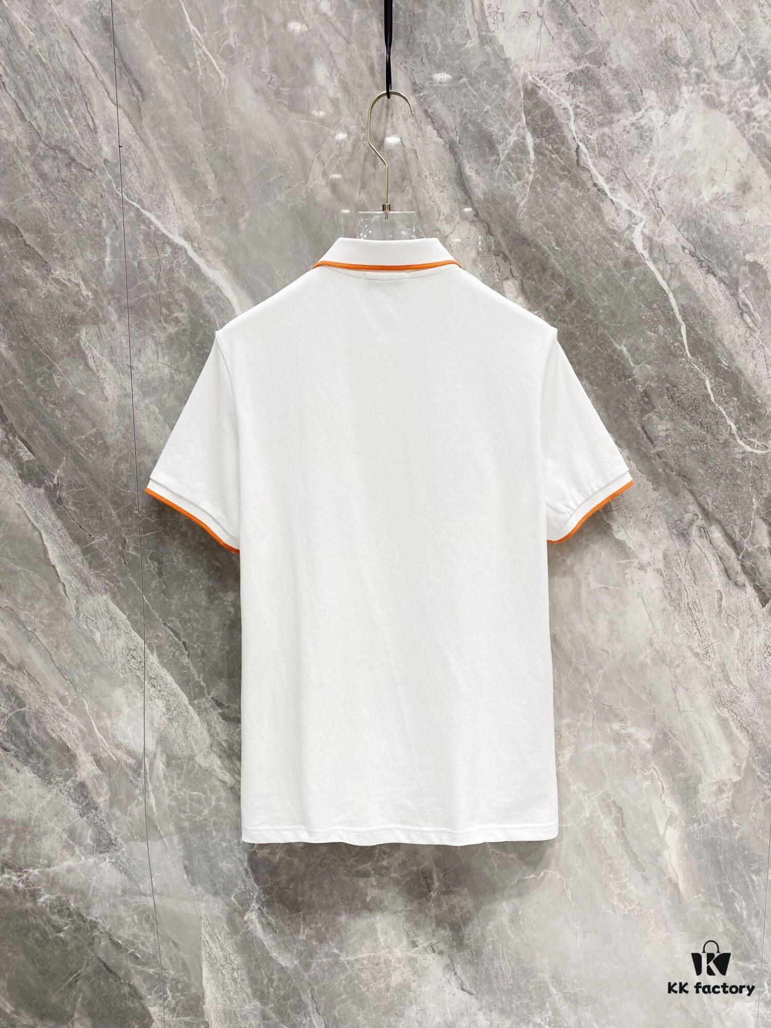 Hermes 25SS Classic H Embroidered Short-Sleeve Polo Shirt