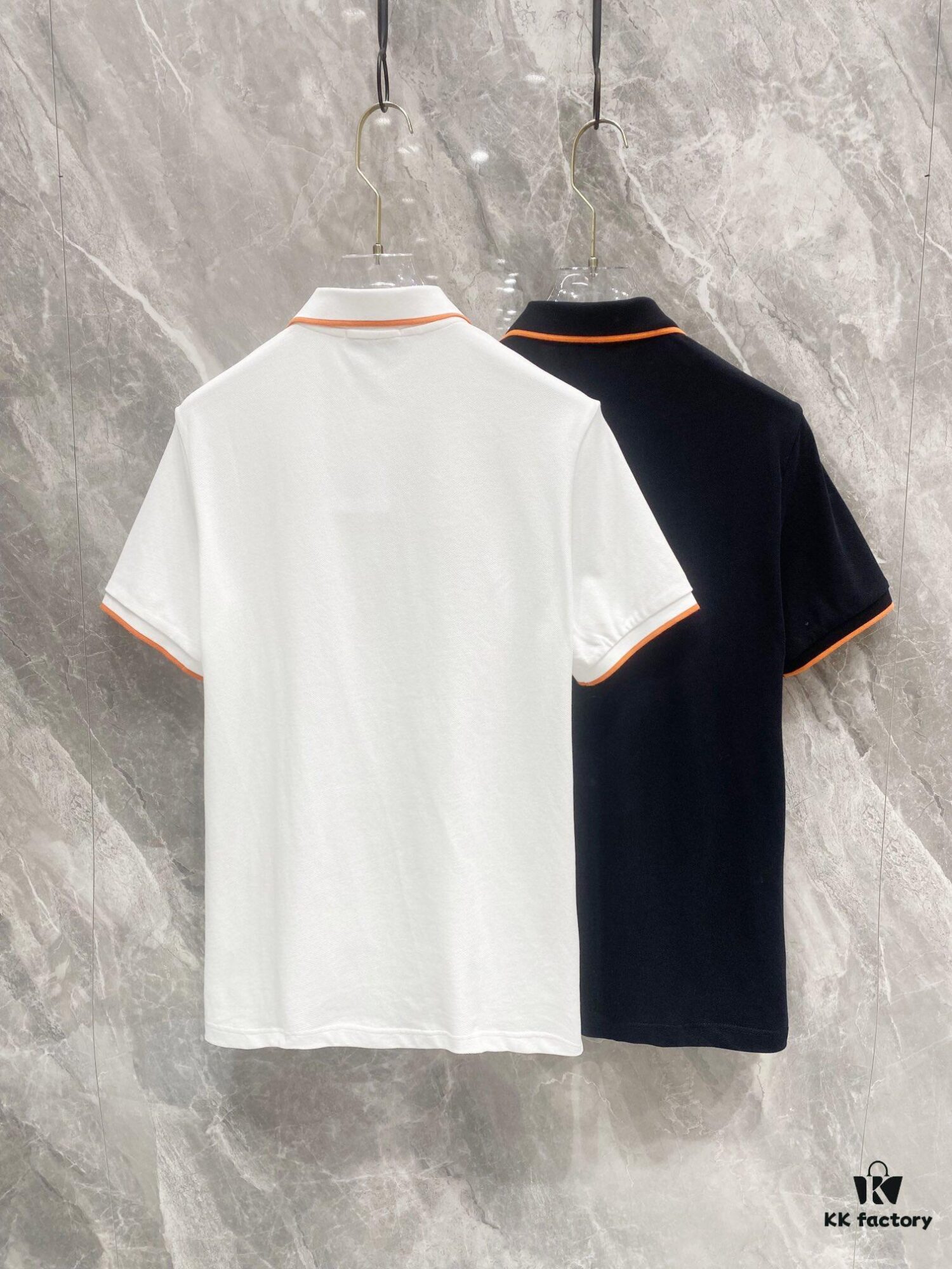 Hermes 25SS Classic H Embroidered Short-Sleeve Polo Shirt