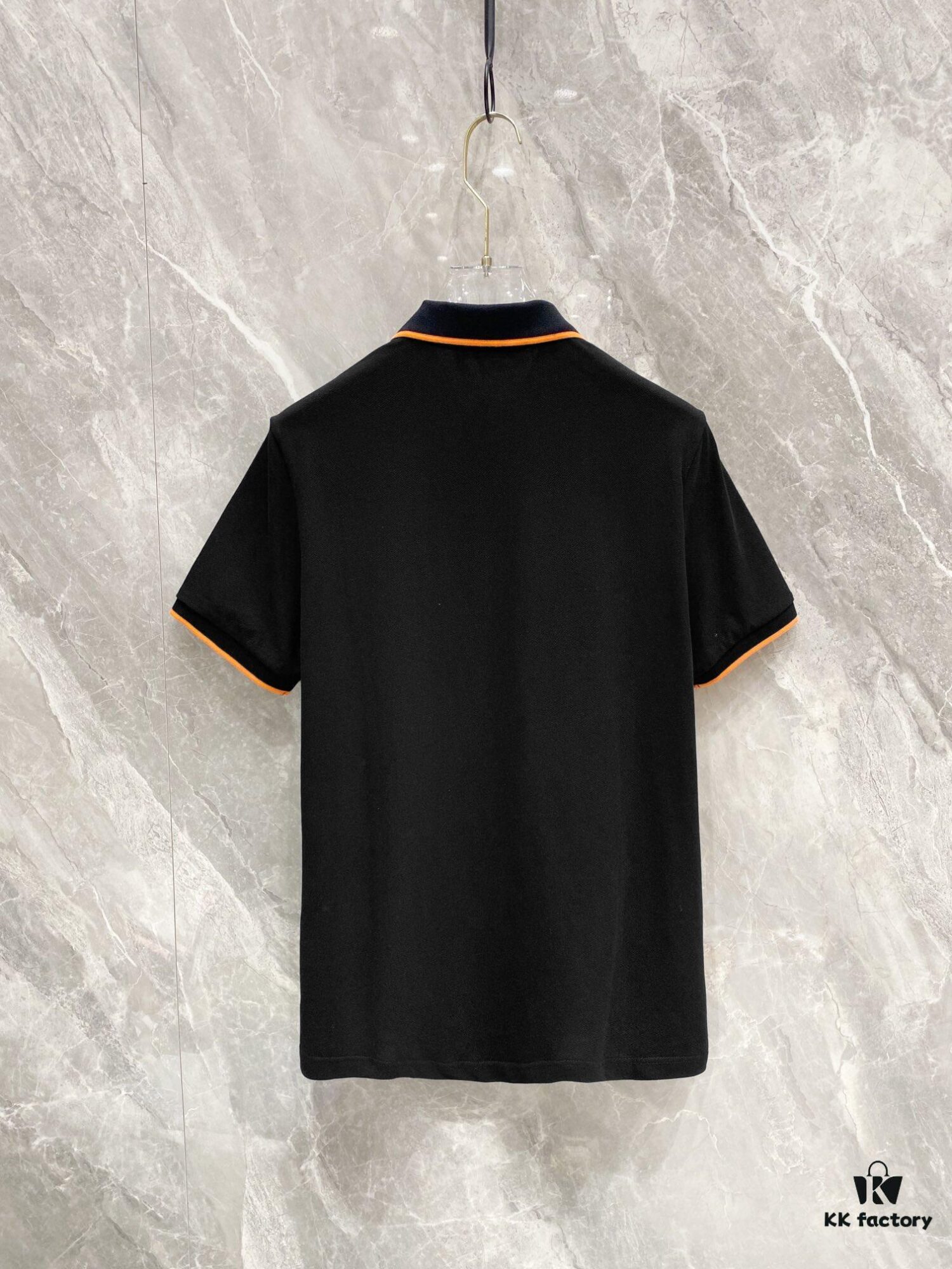 Hermes 25SS Classic H Embroidered Short-Sleeve Polo Shirt