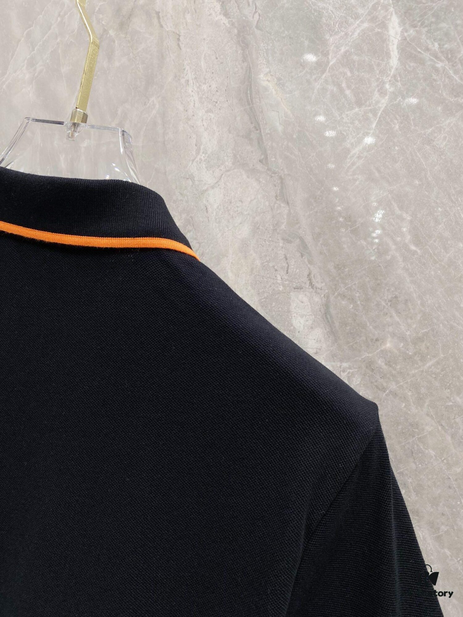 Hermes 25SS Classic H Embroidered Short-Sleeve Polo Shirt