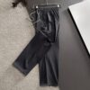 Hermes 2025 Spring/Summer New Elastic Waist Casual Pants, Lightweight Custom Counter Fabric, Breathable and Comfortable, Exquisitely Designed with Brand Elements, Soft and Smooth Texture, Excellent Fit and Tailoring