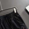 Hermes 2025 Spring/Summer New Elastic Waist Casual Pants, Lightweight Custom Counter Fabric, Breathable and Comfortable, Exquisite Details, Brand Design Concept, High Quality, Soft and Smooth Texture, Excellent Fit with Relaxed Tailoring