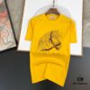 HERMES Men's Casual Short-Sleeve T-Shirt, Spring/Summer 2025 New Arrival, Premium Logo Craftsmanship, Imported Silk-Cotton Fabric, Stylish and Versatile Design