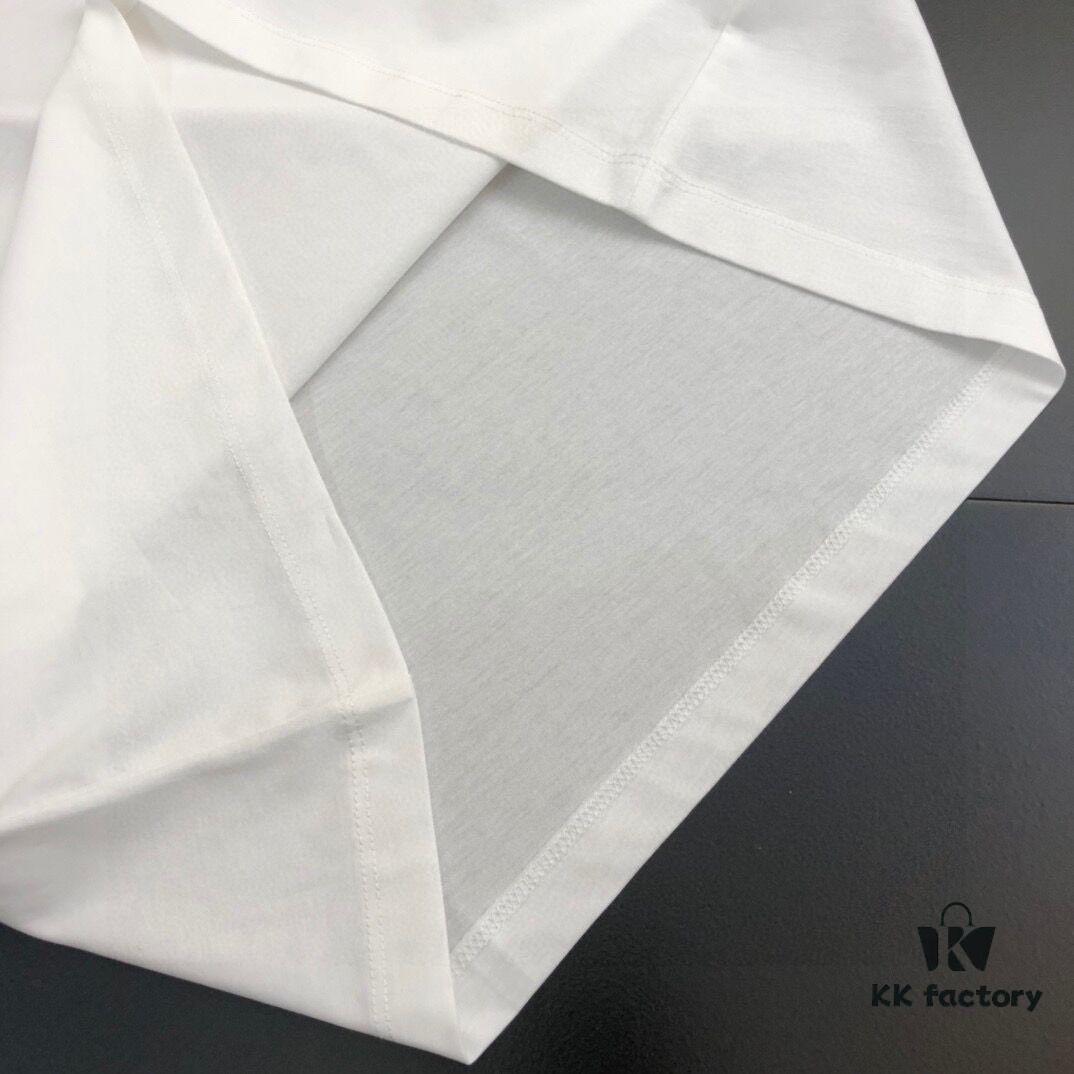 HERMES Men's Casual Short-Sleeve T-Shirt, 2024 Spring/Summer New Arrival, Premium Logo Craftsmanship, High-Quality Imported Silk-Cotton Fabric, Stylish and Versatile Design