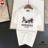 HERMES Men's Short Sleeve T-Shirt and Shorts Set 2025 New Arrival! Official Website Synchronized Release! Premium Version with Exquisite Soft Touch for Ultimate Comfort! Three-Dimensional Tailoring Offers Excellent Fit!