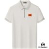 Hermes Summer New Arrival T-Shirt Collar Short-Sleeve Polo Shirt, Counter Custom Fabric, Highly Breathable and Comfortable