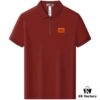 Hermes Summer New Arrival T-Shirt Collar Short-Sleeve Polo Shirt, Counter Custom Fabric, Highly Breathable and Comfortable