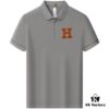 Hermes Summer New Arrival Polo Shirt Men's and Women's Short Sleeve Turn-down Collar T-Shirt, Counter Custom Fabric, Highly Breathable and Comfortable, Material: 71.6% Cotton, 25.3% Polyester, 3.1% Spandex