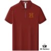 Hermes Summer New Arrival Polo Shirt Men's and Women's Short Sleeve Turn-down Collar T-Shirt, Counter Custom Fabric, Highly Breathable and Comfortable, Material: 71.6% Cotton, 25.3% Polyester, 3.1% Spandex