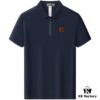Hermes Summer New Arrival Polo Shirt with Turn-down Collar, Short Sleeve Unisex T-shirt, Premium Custom Fabric, Highly Breathable and Comfortable, Material: 71.6% Cotton, 25.3% Polyester, 3.1% Spandex