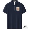 Hermes Summer New Arrival Polo Shirt Men's and Women's Unisex Short Sleeve Turn-down Collar T-Shirt, Counter Custom Fabric, Highly Breathable and Comfortable, Material: 71.6% Cotton, 25.3% Polyester, 3.1% Spandex