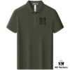 Hermès Summer New Arrival Polo Shirt with Collar, Short Sleeve, Premium Cotton Blend Fabric, Breathable and Comfortable