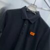 Hermes Summer New Arrival Polo Shirt with Turn-down Collar, Short Sleeve, Premium Custom Fabric, Breathable and Comfortable, Exquisite Design with Brand Identity, Soft and Smooth Texture, Casual Fit with Excellent Silhouette