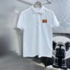Hermes Summer New Arrival Polo Shirt with Collar, Short Sleeve, Premium Custom Fabric, Breathable and Comfortable, Exquisite Design with Brand Elements, Soft and Smooth Texture, Leisure Cut with Excellent Fit