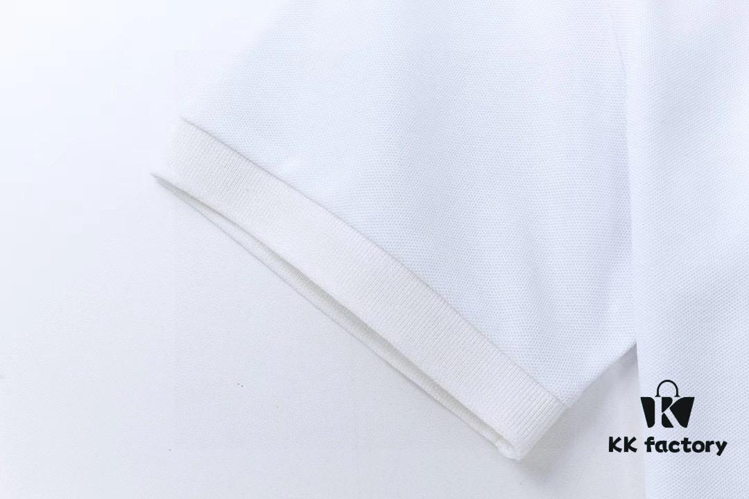 Hermes Summer New Arrival Polo Shirt with Collar, Short Sleeve, Premium Custom Fabric, Breathable and Comfortable, Exquisite Design with Brand Elements, Soft and Smooth Texture, Leisure Cut with Excellent Fit