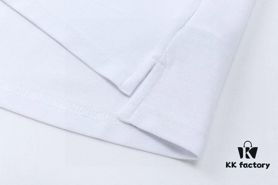 Hermes Summer New Arrival Polo Shirt with Collar, Short Sleeve, Premium Custom Fabric, Breathable and Comfortable, Exquisite Design with Brand Elements, Soft and Smooth Texture, Leisure Cut with Excellent Fit