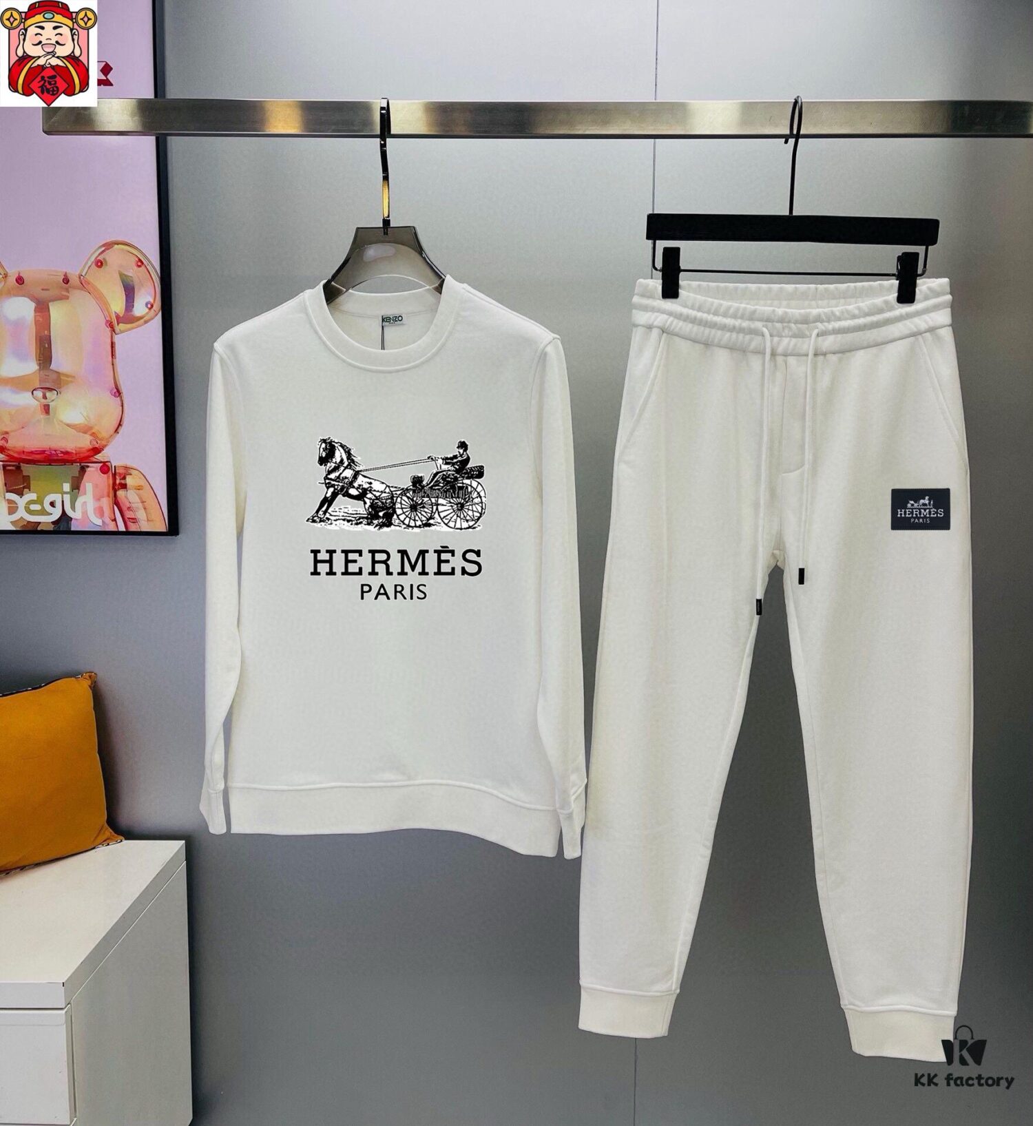 HERMES (Gospel for the Plus-Size) New 2025 Bestselling Hoodie Set – Official Website Original Version, Premium Natural Roman Cotton, Elegant and Comfortable, Full-Zip Design with Authentic Hardware, Available in Sizes M to 5XL (Fits up to 220 lbs)
