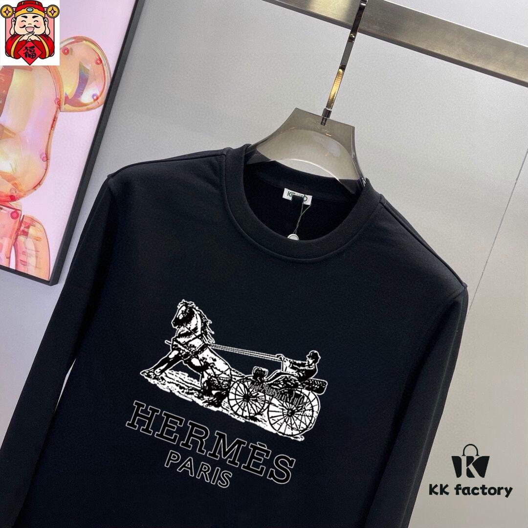 HERMES (Gospel for the Plus-Size) New 2025 Bestselling Hoodie Set – Official Website Original Version, Premium Natural Roman Cotton, Elegant and Comfortable, Full-Zip Design with Authentic Hardware, Available in Sizes M to 5XL (Fits up to 220 lbs)