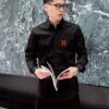 Hermès-inspired Long Sleeve Shirt, Ergonomic Three-dimensional Tailoring, Natural Slim Fit, Hidden Placket Design, Premium Cotton Bamboo Fiber Fabric, Exquisite Craftsmanship, Elegant and Fashion-forward Style