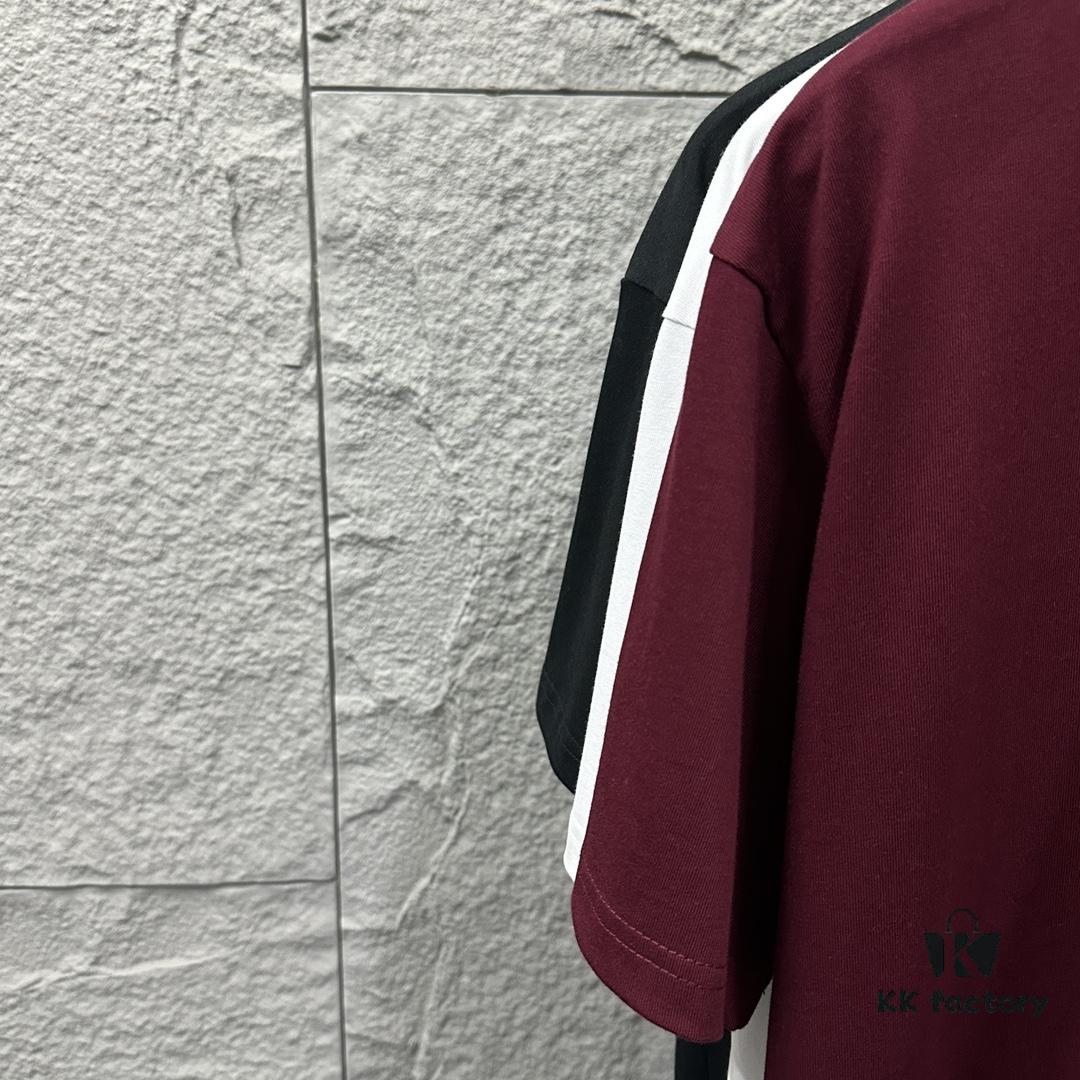 Hermes 2025 Spring/Summer New Arrival Moon Horse Print Custom Double Gauze Plain Cotton Short Sleeve T-Shirt Unisex