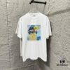 Hermes 2025 Spring/Summer New Arrival Sky Sea Freedom Boat Print Custom Double Gauze Plain Cotton Short Sleeve T-Shirt Unisex