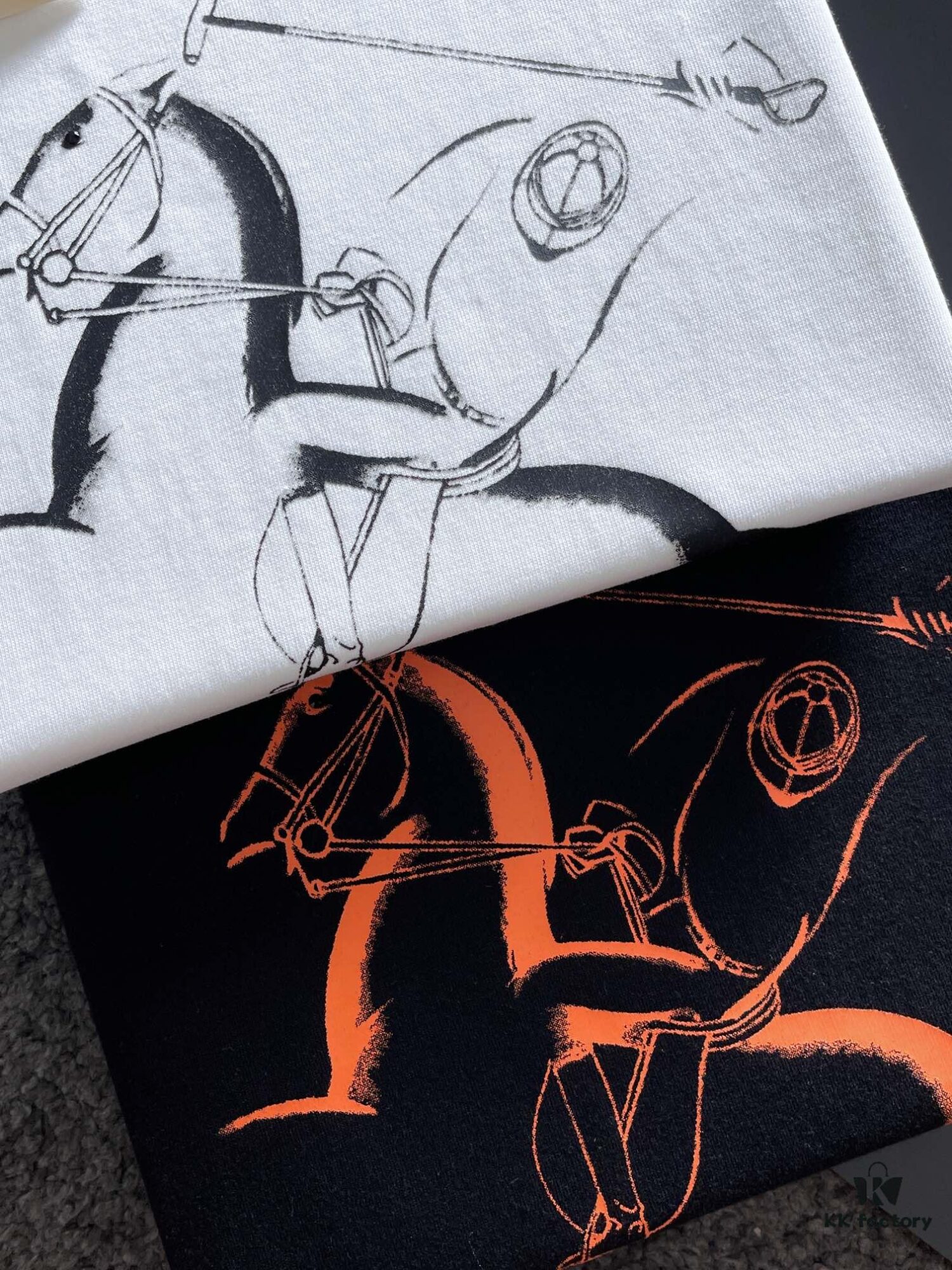 Hermes 2025 Latest Print Short Sleeve T-Shirt, High-Quality Cabinet Original Order, Top-Grade Craftsmanship with Imported Fabric