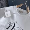 Hermes 2025 Latest Print Short Sleeve T-Shirt, High-Quality Cabinet Original Order, Top-Tier Craftsmanship with Imported Fabric