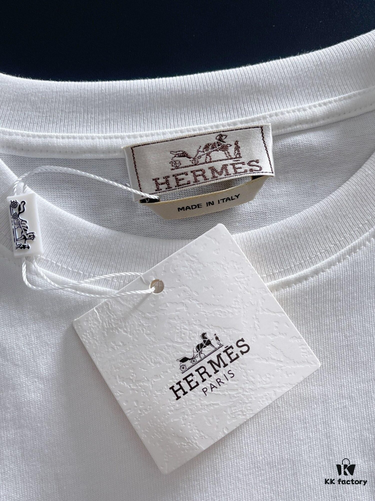 Hermes 2025 Latest Print Short Sleeve T-Shirt, High-Quality Cabinet Original Order, Top-Tier Craftsmanship with Imported Fabric