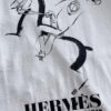 Hermes 2025 Latest Print Short Sleeve T-Shirt, High-Quality Cabinet Original Order, Top-Tier Craftsmanship with Imported Fabric