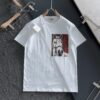 Hermes 2025 Latest Print Short Sleeve T-Shirt, High-Quality Cabinet Original Order, Top-Grade Craftsmanship with Imported Fabric