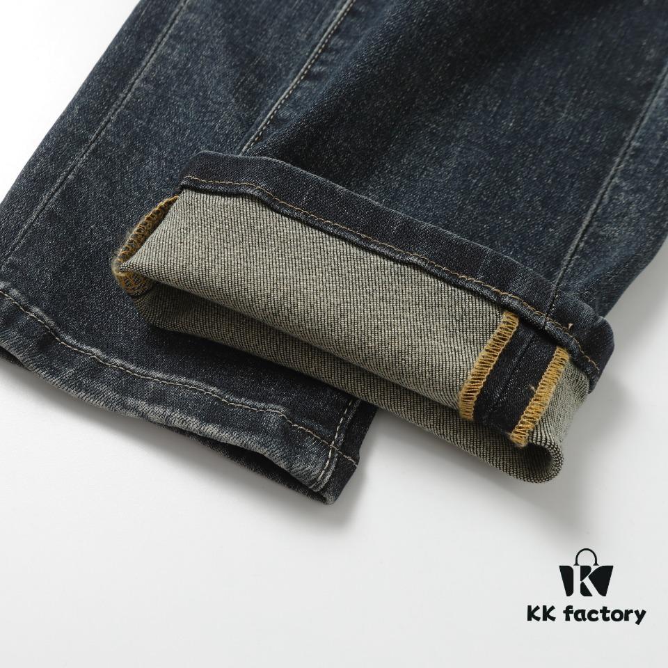 Hermès Craftsmanship Jeans - Latest Bestseller, Original Order Premium Washed Casual Jeans with Imported Elastic Fabric