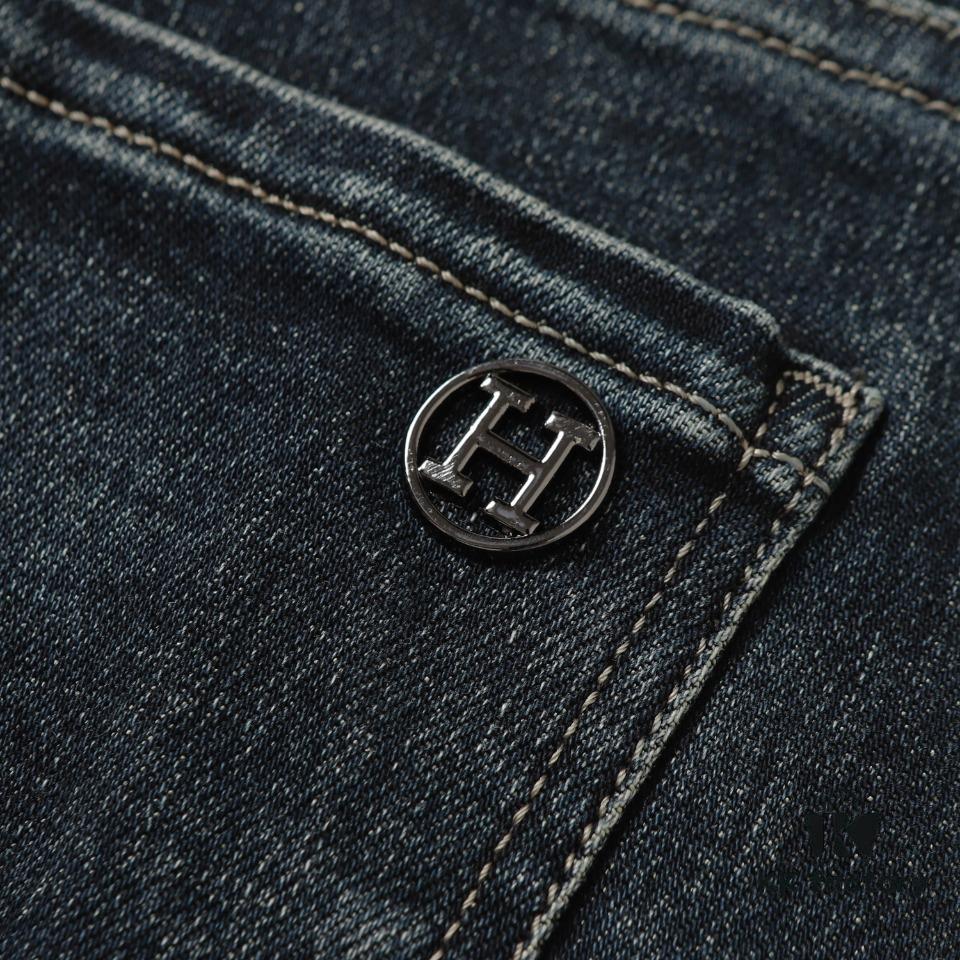Hermès Craftsmanship Jeans - Latest Bestseller, Original Order Premium Washed Casual Jeans with Imported Elastic Fabric