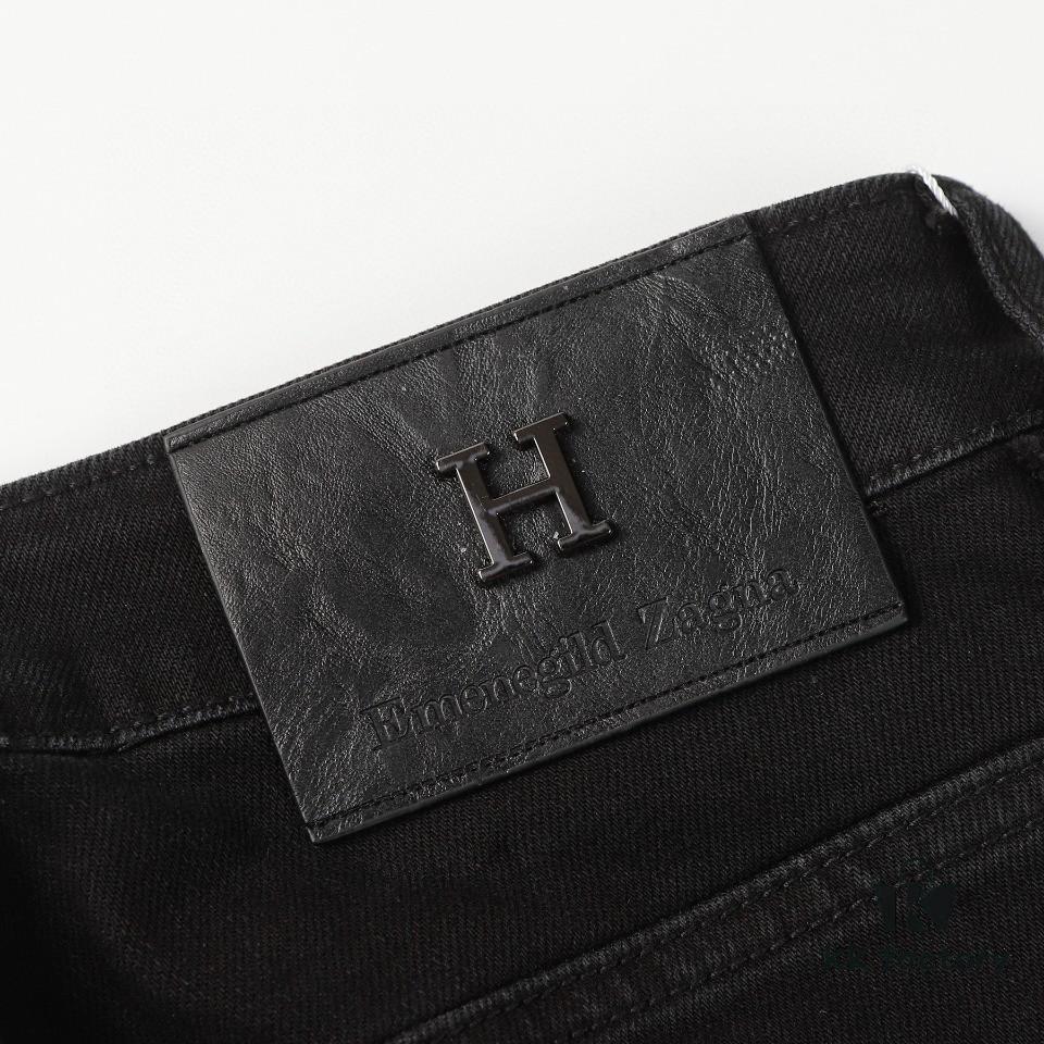 Hermes 2024 New Arrival Denim Jeans - Premium Quality, Soft Heavy Washed Turkish Cotton, Straight Fit Luxury Casual Trousers