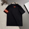 Hermès 2025 Spring/Summer New Men's Round Neck Short-Sleeve T-Shirt, High-Quality Combed Cotton Knit Fabric with Embroidered Logo