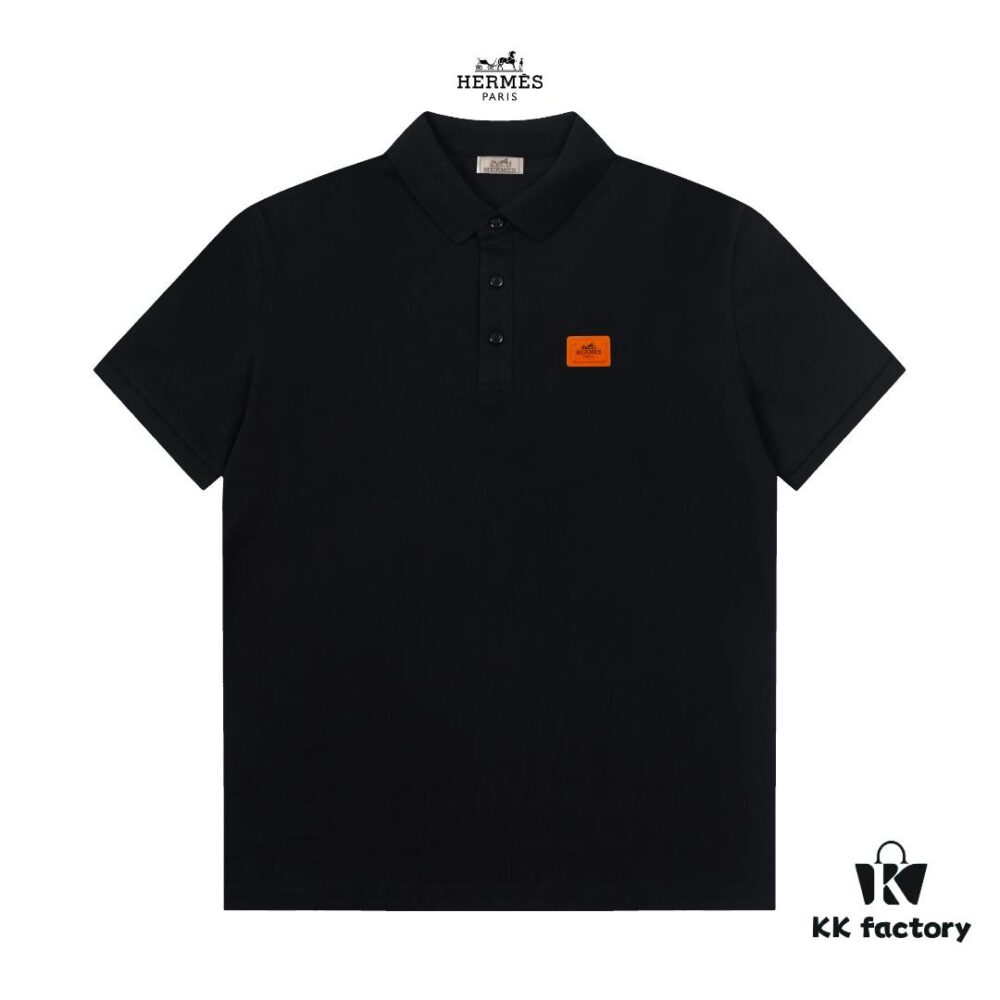 Hermes Classic Logo Elegant Polo Shirt