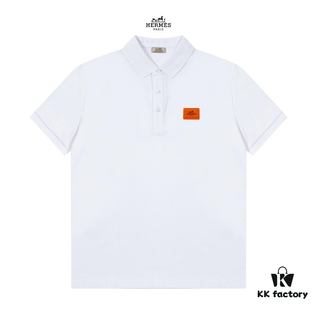 Hermes Classic Logo Elegant Polo Shirt