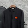Hermes Latest Men's Casual Polo Collar Wool Sweater