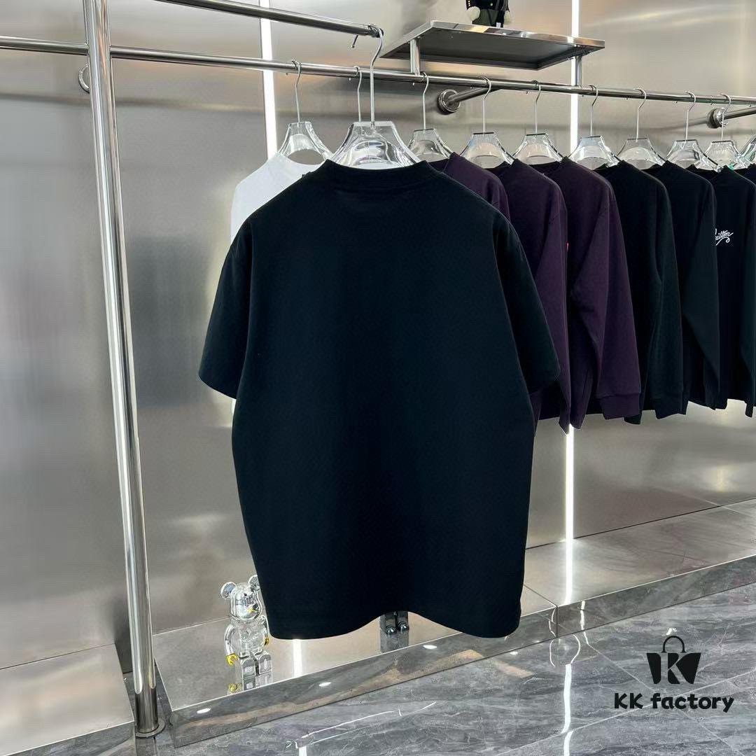 Stone Island 2025 Spring Collection Short Sleeve - Handcrafted Logo, Premium Cotton, Custom 260g Dyed Fabric