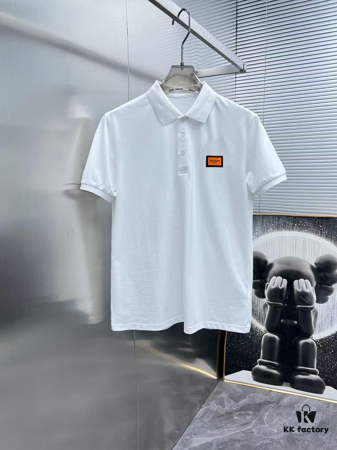 Hermès High-End Exclusive Piqué Polo Shirt (Triple Tags Complete)