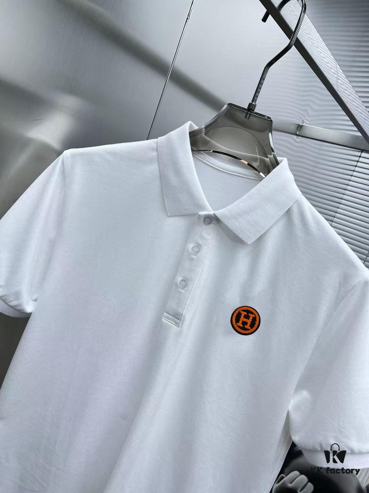 Hermès High-End Exclusive Piqué Polo Shirt (Triple Tags Complete)