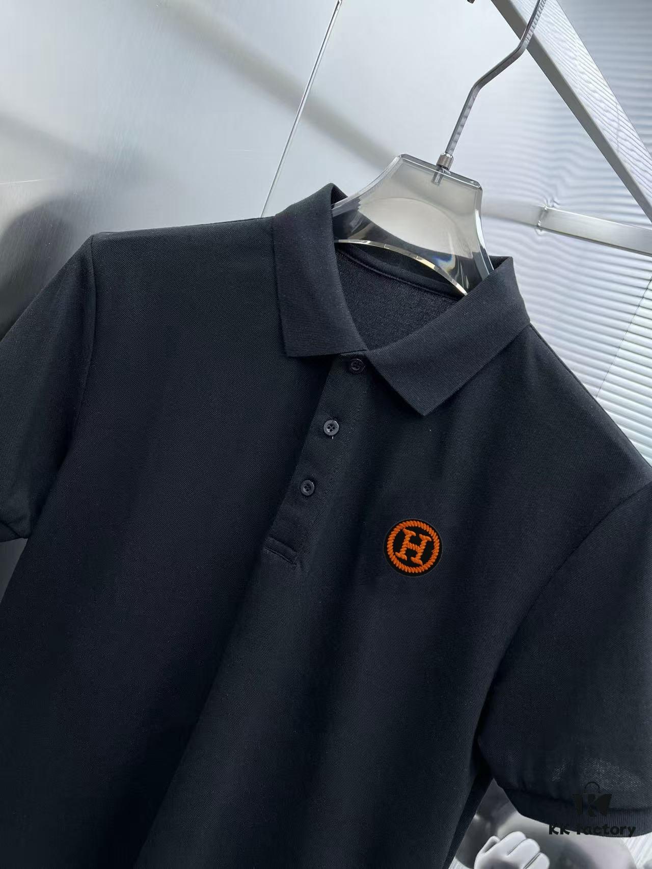 Hermès High-End Exclusive Piqué Polo Shirt (Triple Tags Complete)