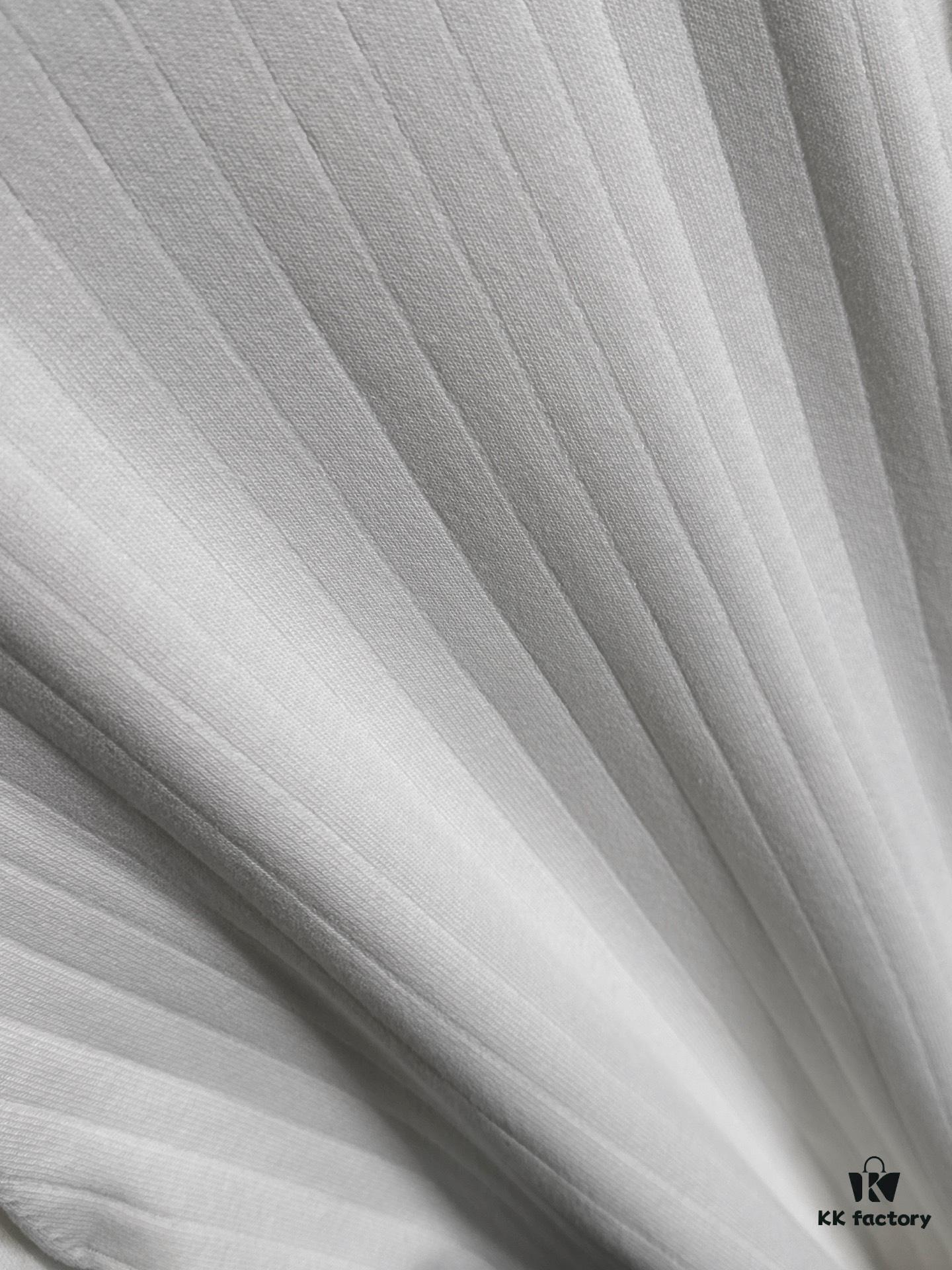 High-Quality Hermès 2025 Spring/Summer New Men's Notched Collar Short-Sleeve T-Shirt