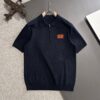 High-Quality Hermès 2025 Spring/Summer New Men's Collared Short-Sleeve T-Shirt