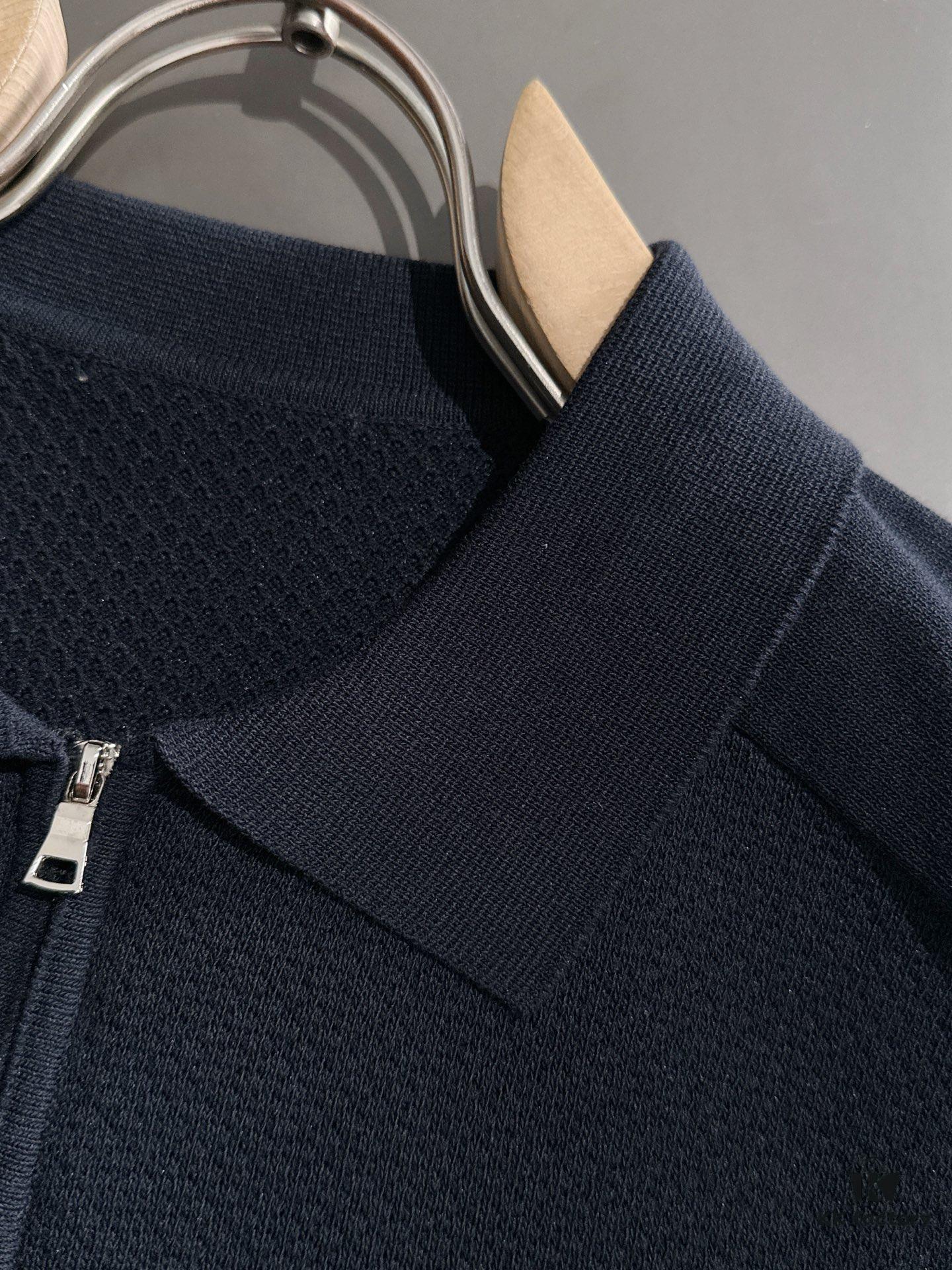 High-Quality Hermès 2025 Spring/Summer New Men's Collared Short-Sleeve T-Shirt