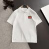 High-Quality Hermès 2025 Spring/Summer New Men's Notched Short-Sleeve T-Shirt